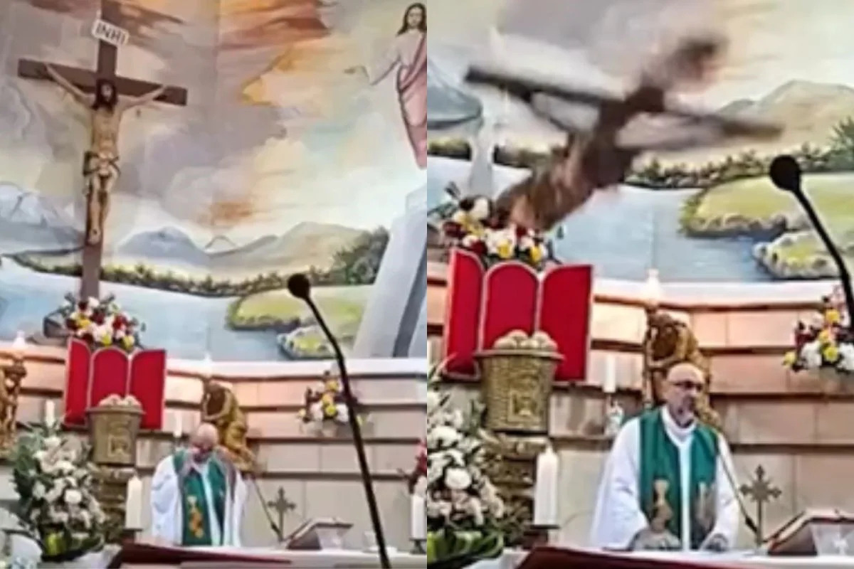 Morte de padre em Guayaquil após queda de cruz durante missa ao vivo