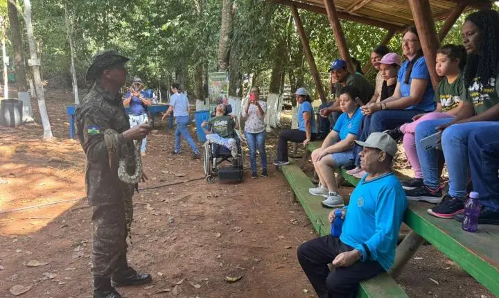 Polícia Ambiental promove ação de educação ambiental para alunos da APAE em Alta Floresta d’Oeste